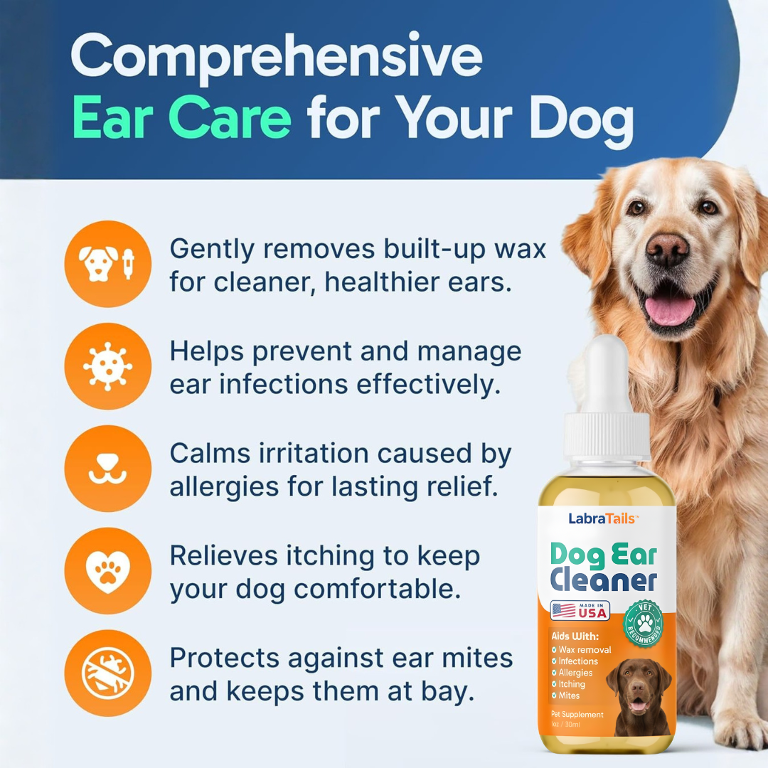 Ear Clear™ Natural Dog Ear Cleaner