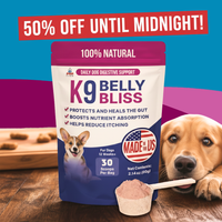 VL Belly Bliss™ Gut Health For Dogs - Vet Approved Prebiotic